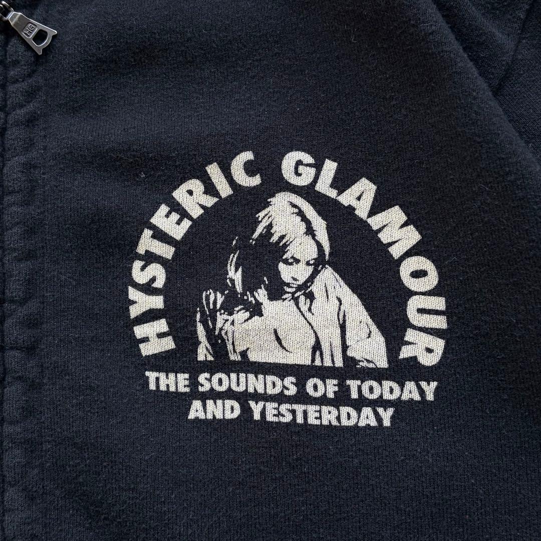 美品】ヒステリックグラマー パーカー ヒスガール デカロゴ 両面