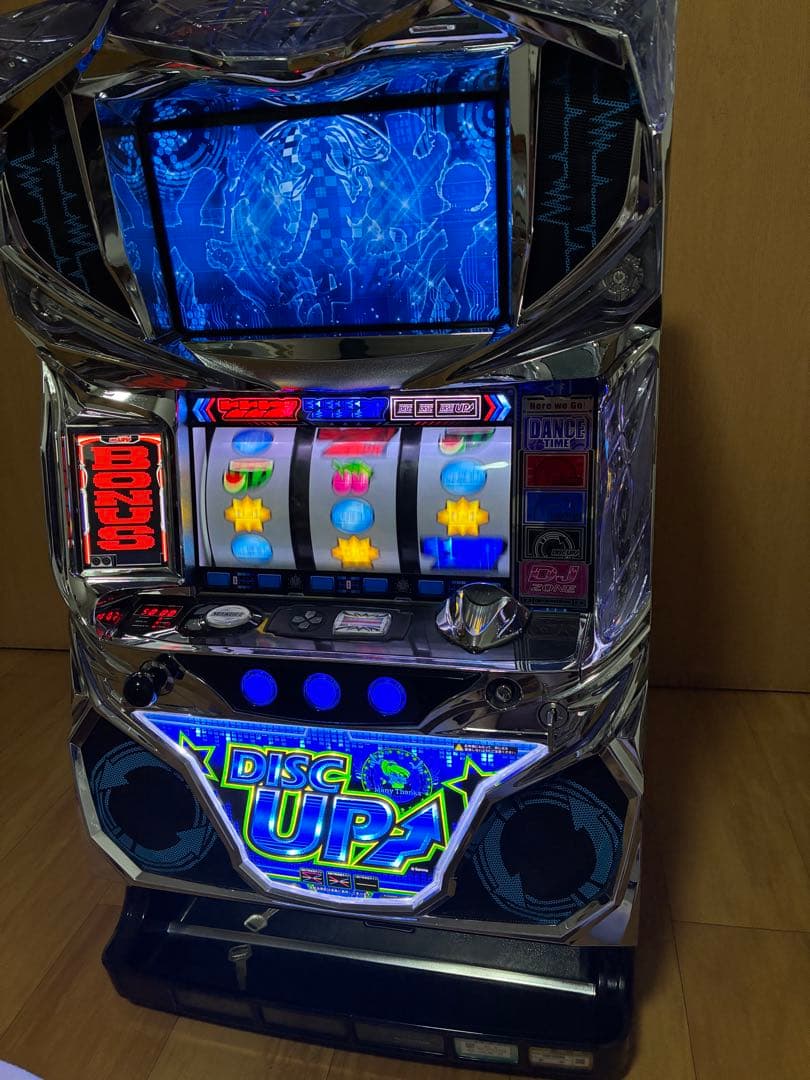 実機　パチスロ　ディスクアップ　美品