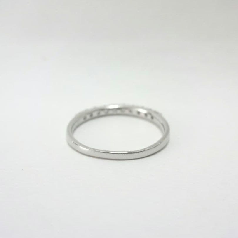 0.30ct　ダイヤモンド　ハーフエタニティ　リング　プラチナ