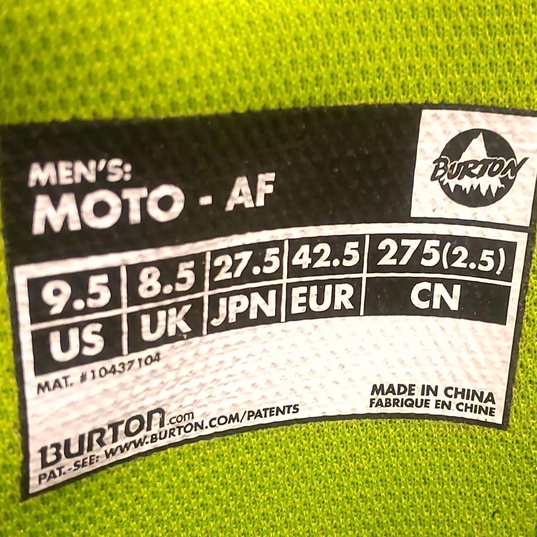 BURTON バートン MOTO AF スノーボードブーツ 27.5cm S10