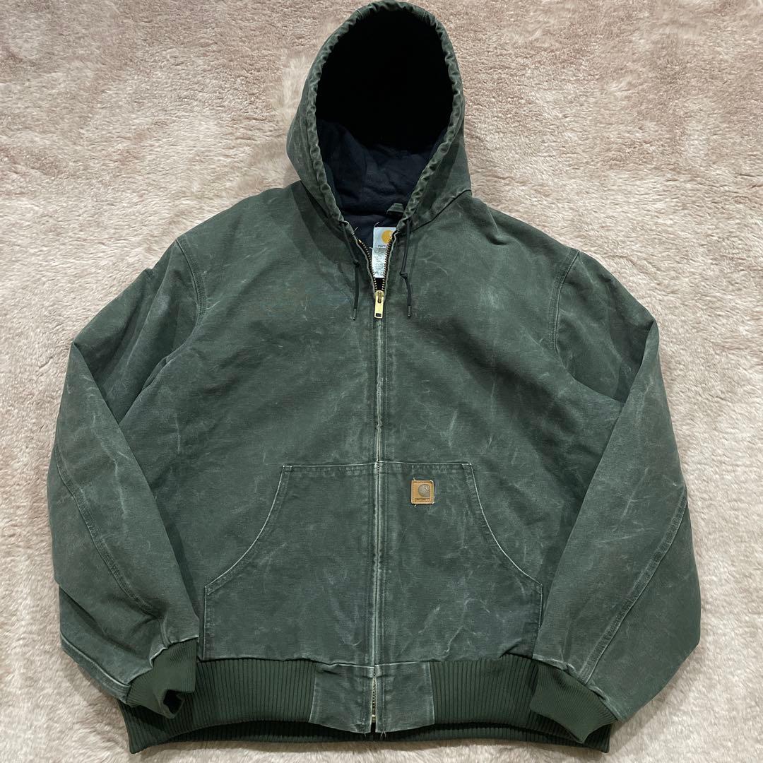Carhartt カーハート アクティブジャケット MOS 2XL モスグリーン