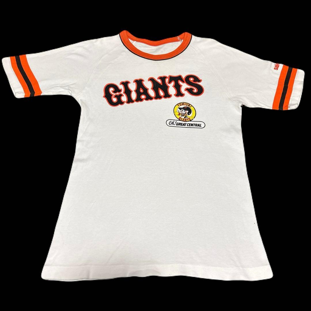 激レア】読売巨人軍 ジャイアンツ 二代目ペットマーク 昭和レトロ T