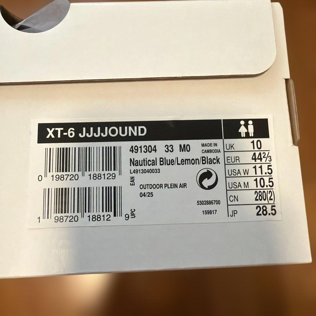 JJJJound / Salomon】XT-6 BLUE (US10.5) - メルカリ