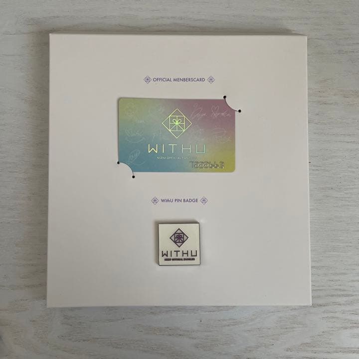 NiziU ファンクラブ早期入会特典グッズ アヤカAYAKA直筆サイン入り