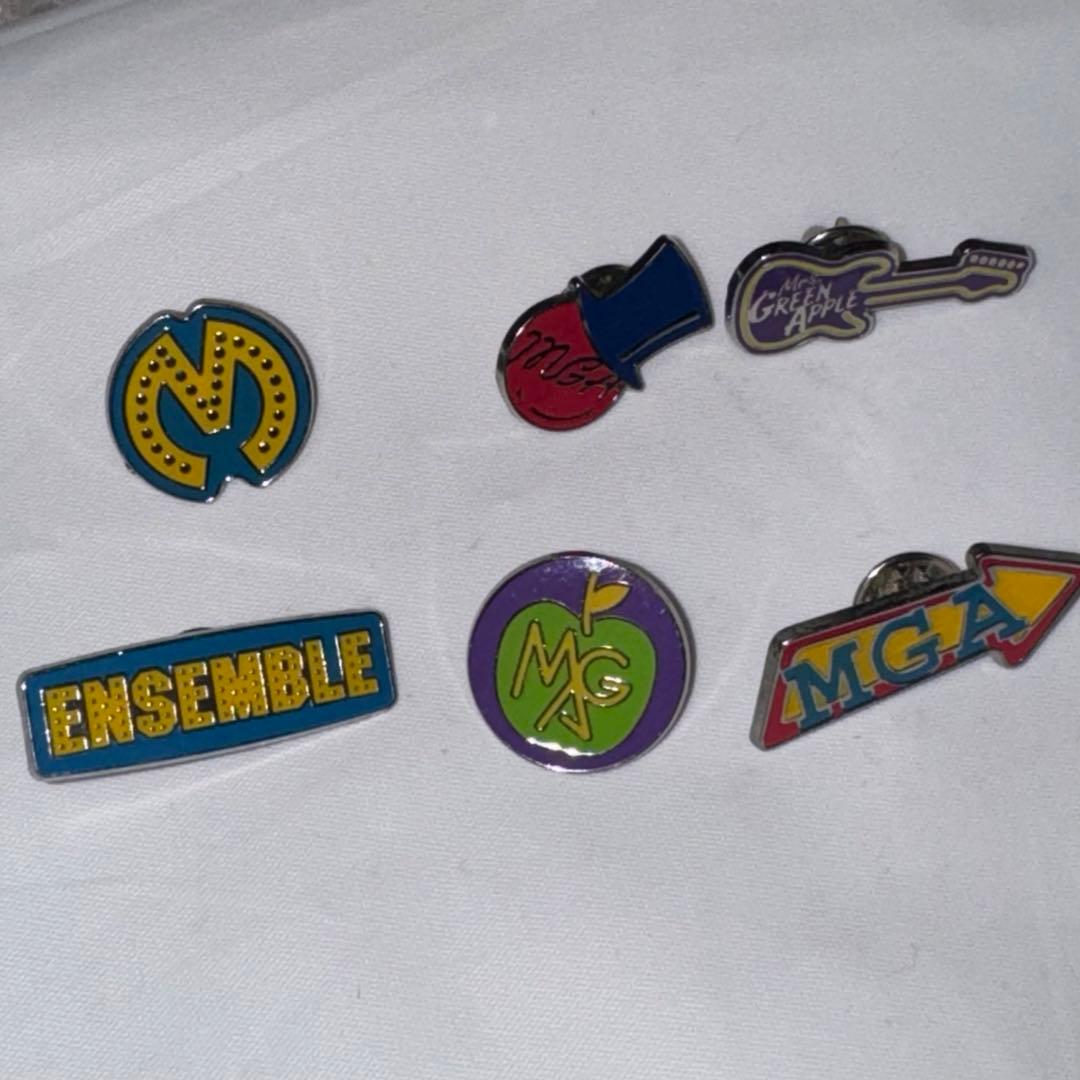 Mrs. GREEN APPLE ensemble ピンバッジ コンプ ミセス『ENSEMBLE』ピンバッジMrs GREEN APPLEのフェーズ1のピンバッジ