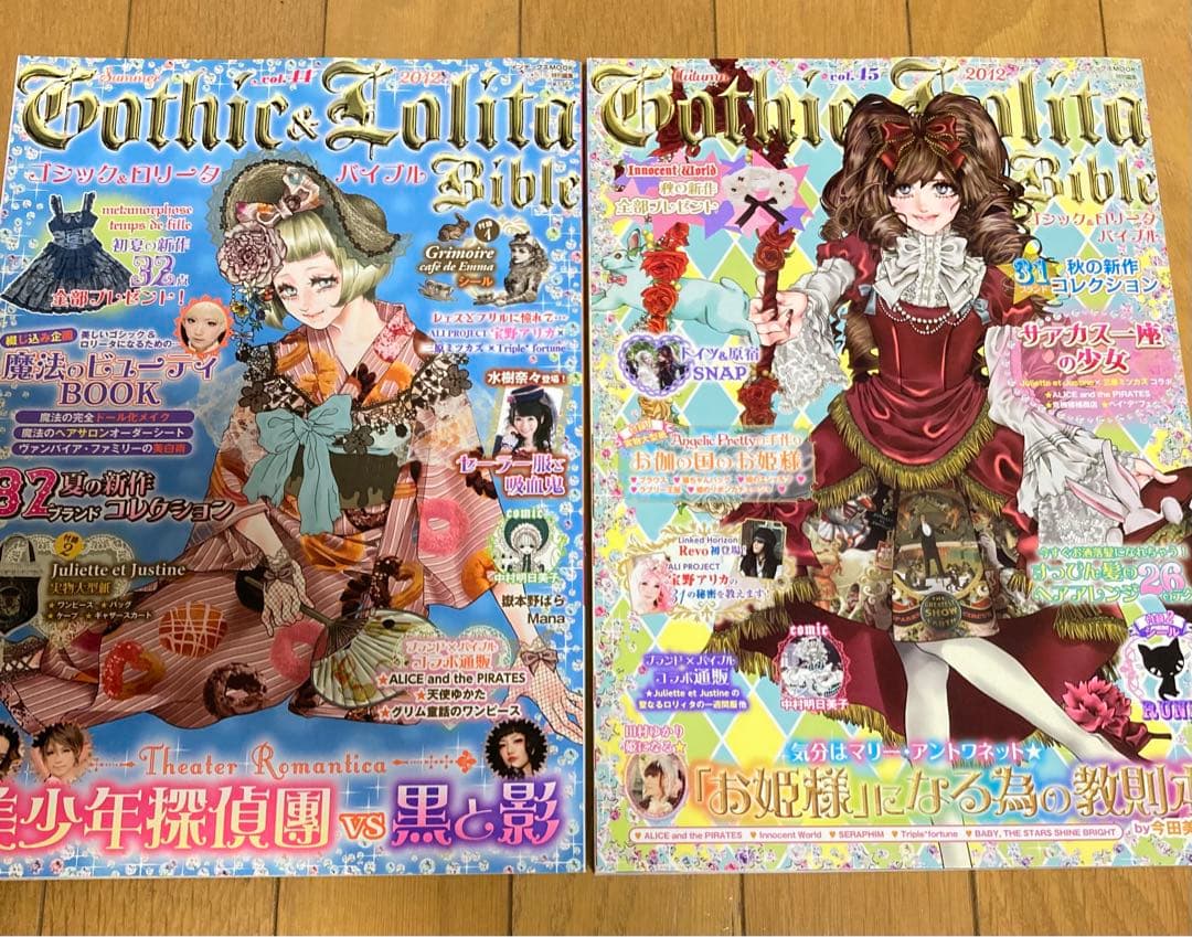 ゴシック&ロリータバイブル 他ロリィタ雑誌 12冊まとめ売り 型紙付き