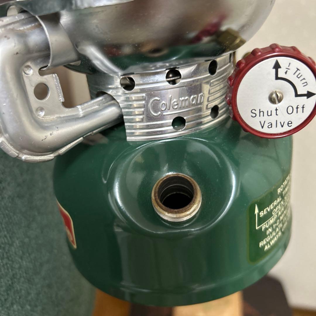 1966年1月製コールマンシングルバーナー モデル502 パテントロゴ