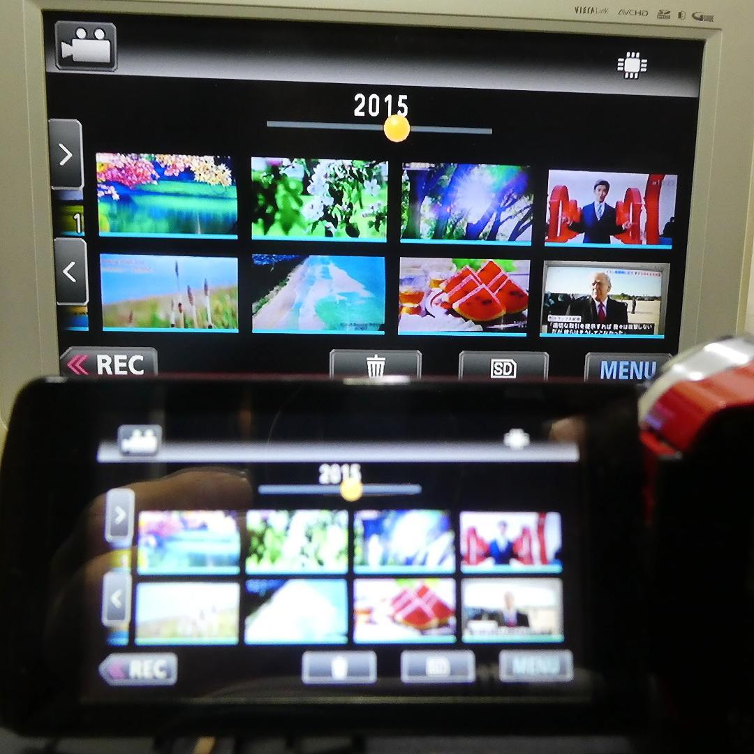 動作良好 JVC Everio GZ-E750-R HDD/SD ビデオカメラ - メルカリ