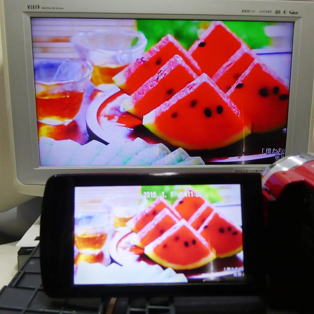 動作良好 JVC Everio GZ-E750-R HDD/SD ビデオカメラ - メルカリ