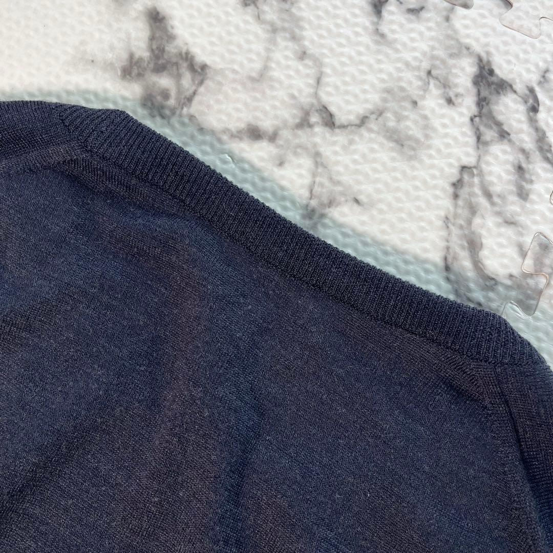 ジョンスメドレー クルーネックニット メリノウール 現行タグ 英国製