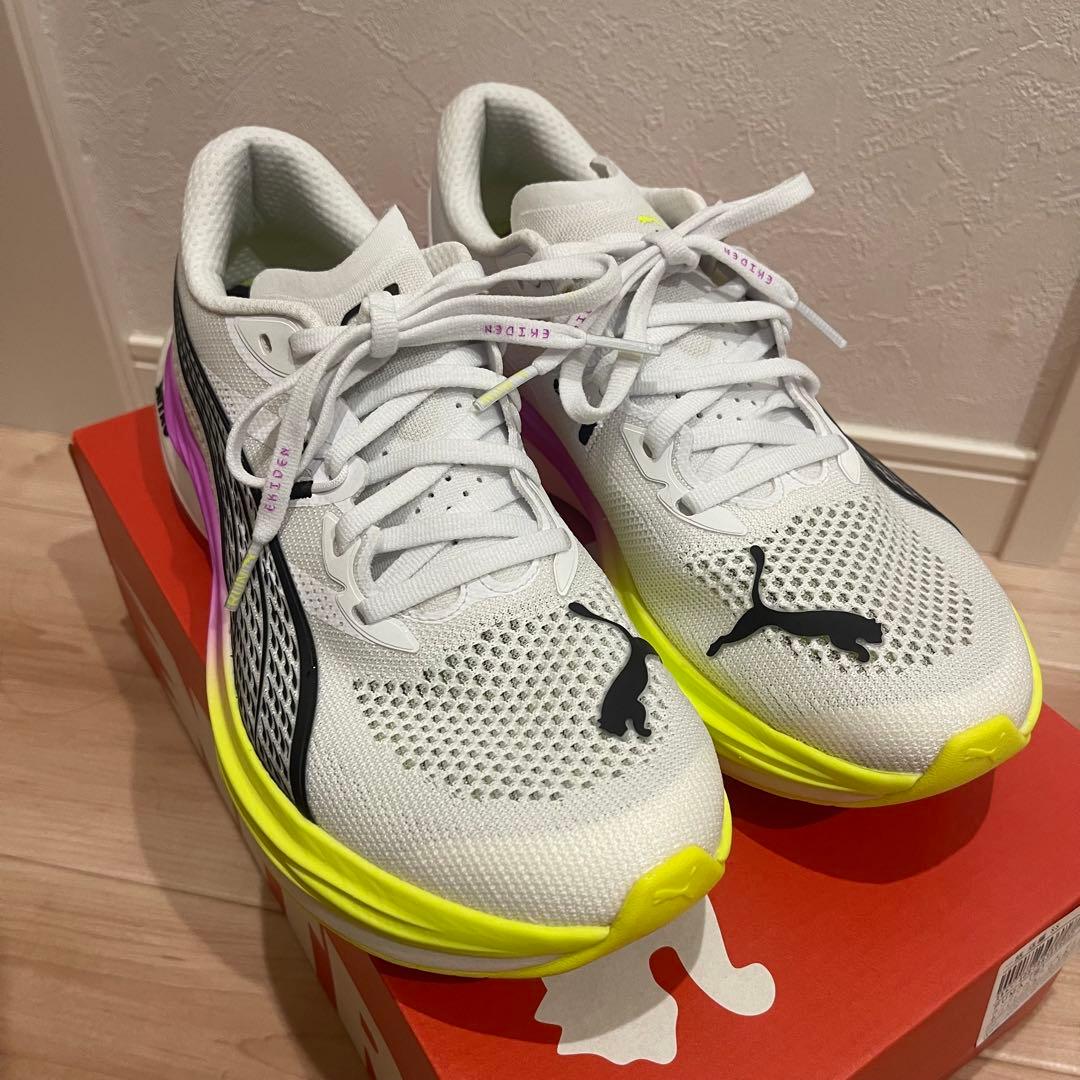 《極美品》PUMA DEVIATE NITRO 3 EKIDEN25.0cm