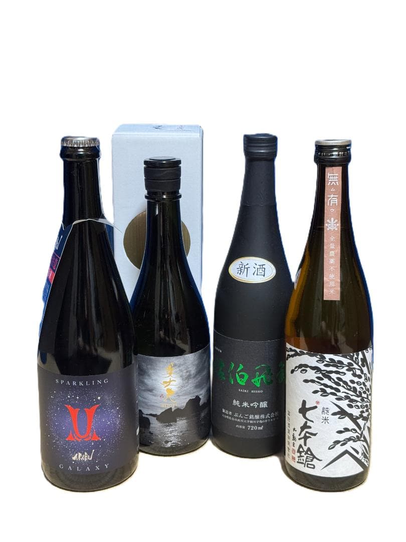 日本酒4本セット（赤武、美丈夫、佐伯飛翔、七本槍） 日本酒4本セット（赤武、美丈夫、佐伯飛翔、七本槍） 日本酒4本セット