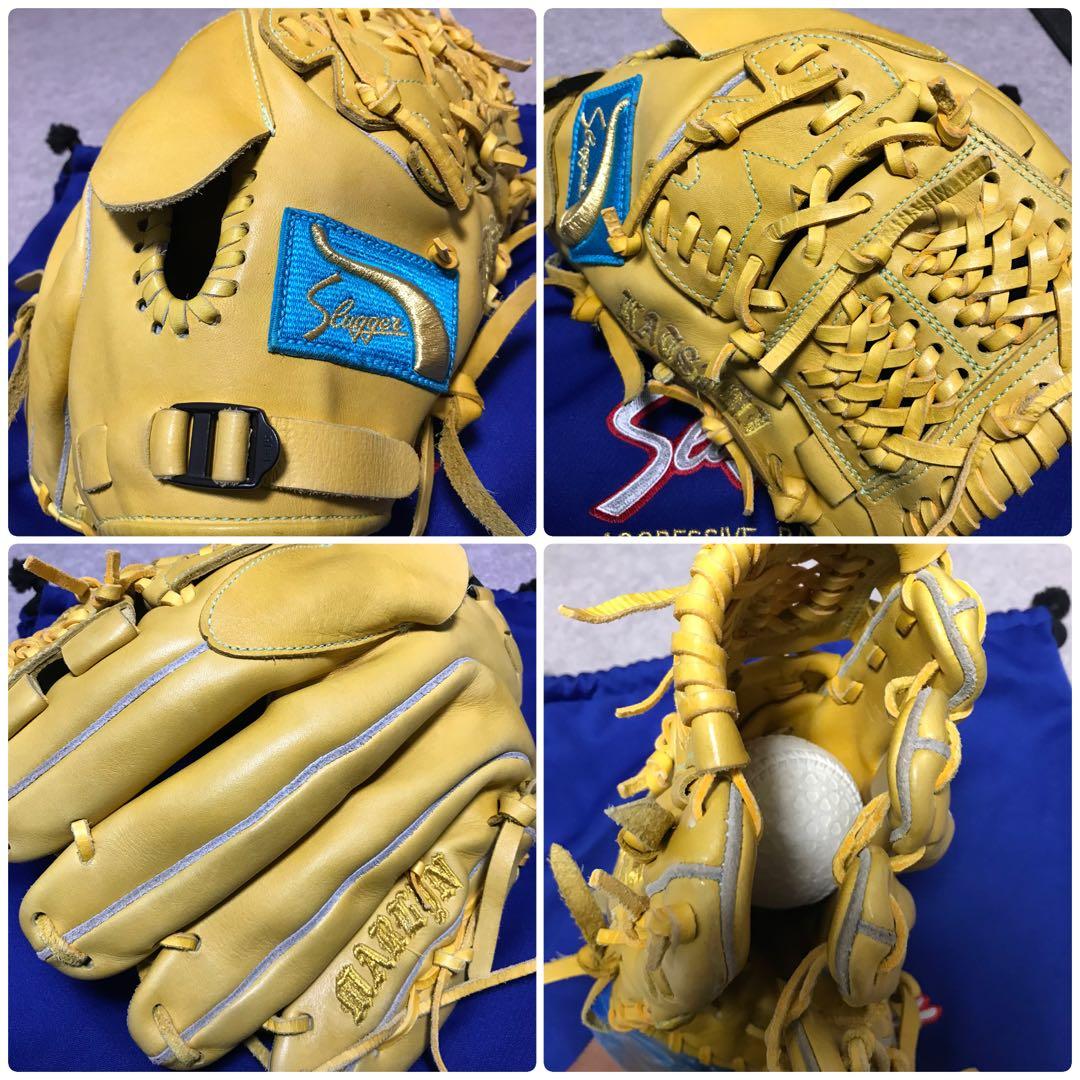 久保田スラッガー 一般 大人用 軟式 投手 野球 グローブ 良品 型付け済み 久保田スラッガー（KUBOTA SLUGGER） 野球 軟式 グローブ 軟式グローブ