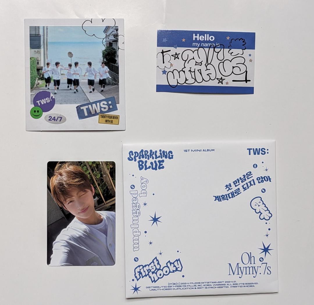 ☆非売品◇メンバーサインCD◇TWSトゥアス◇Sparkling Blue - メルカリ