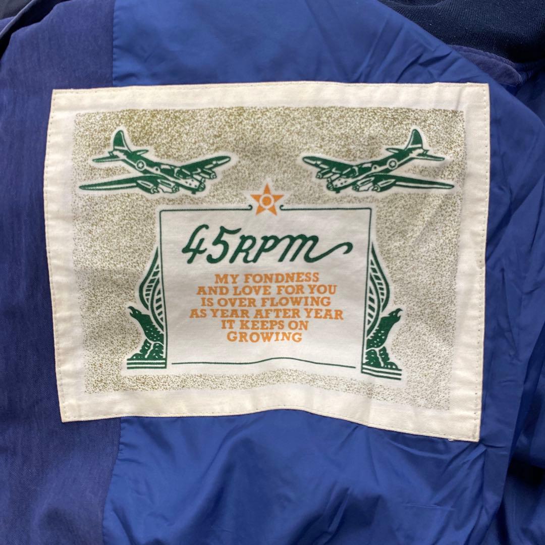 N106◯ 45RPM ジップアップジャンパー