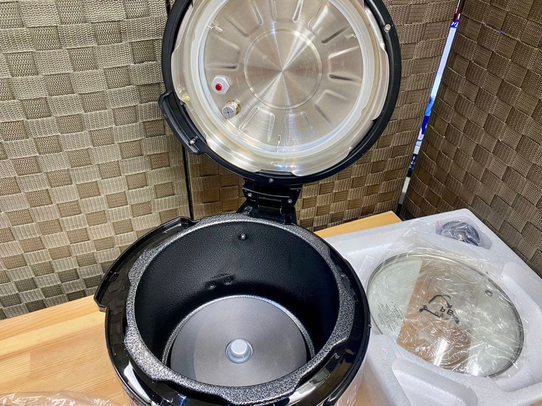 未使用 ワンダーシェフ 電気圧力鍋 マイコン OEDA30 3.0L 赤