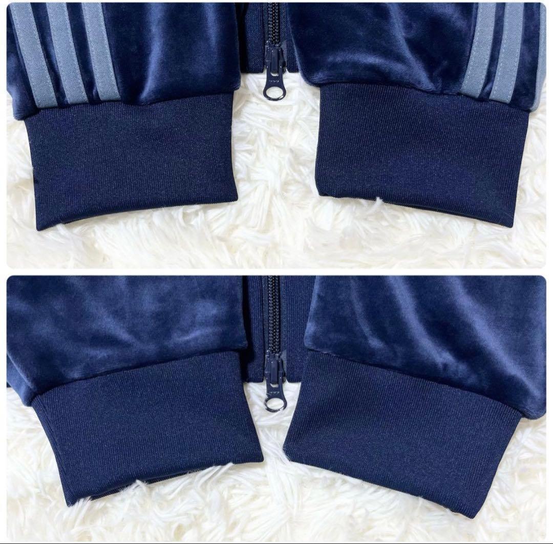 極美品 アディダス ベッケンバウアー ベロア トラックトップ M