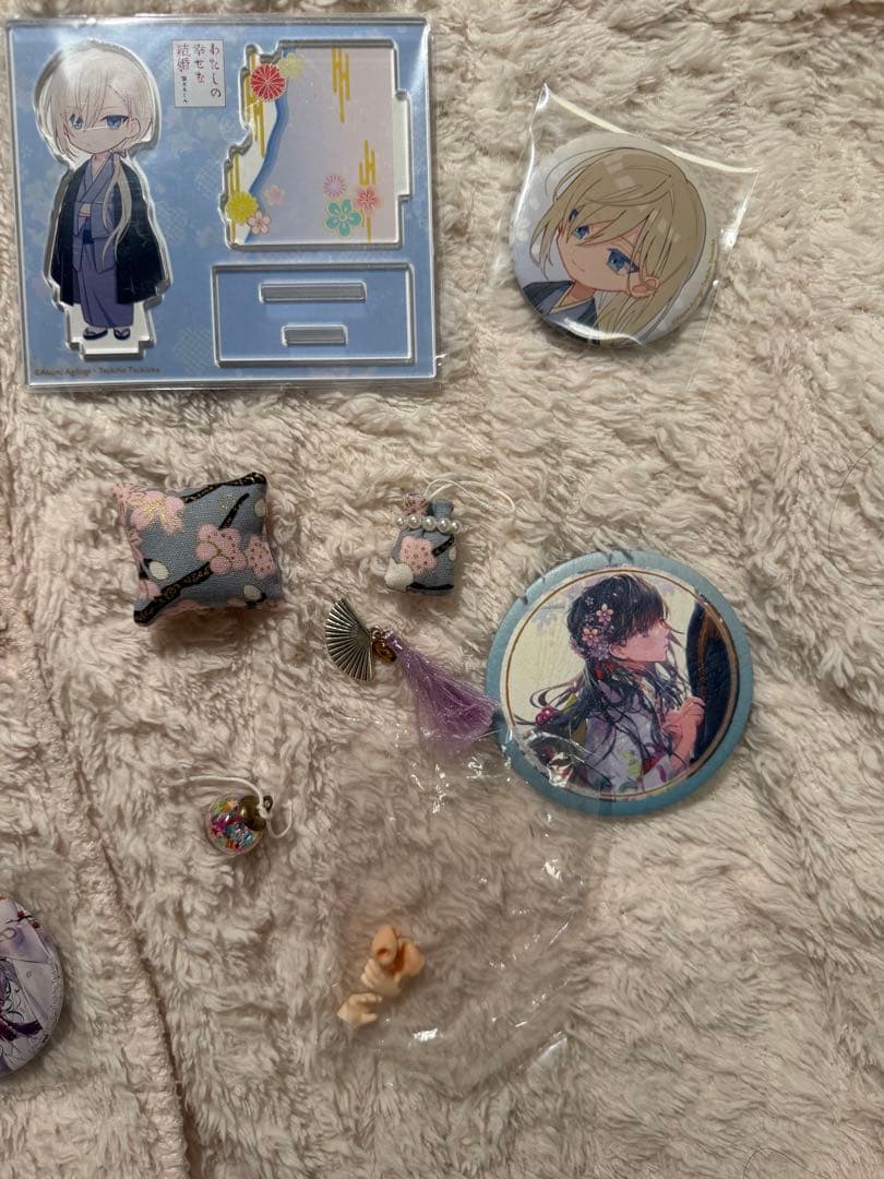 ねんどろいど わたしの幸せな結婚 斎森美世　久堂清霞 缶バッジ　まとめて売り