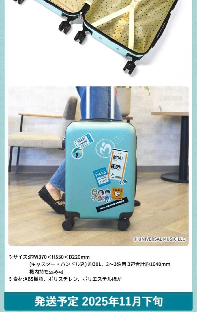 新品未開封】【激レア】【限定】Mrs. GREEN APPLE キャリーケース