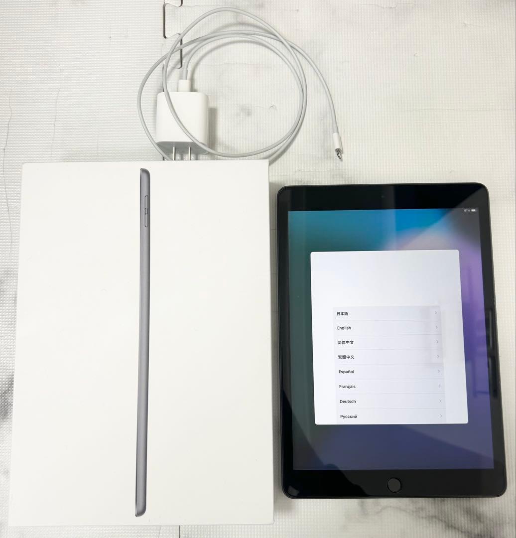 【新品同様】iPad 10.2インチ 第9世代 256GB Wi-Fiモデル 新品同様 iPad（第9世代） Wi-Fi+Cellular 本体 SIMフリー 256GB 10.2
