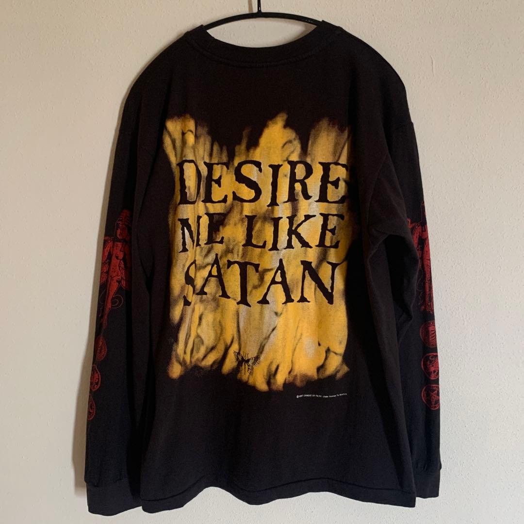 90s クレイドル オブ フィルス デザイア ミー ライク サタン ロンT
