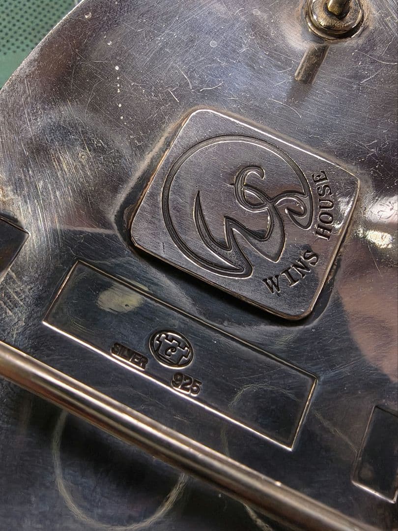 SILVER925★WINS HOUSES★シルバー925バックル★80.8g