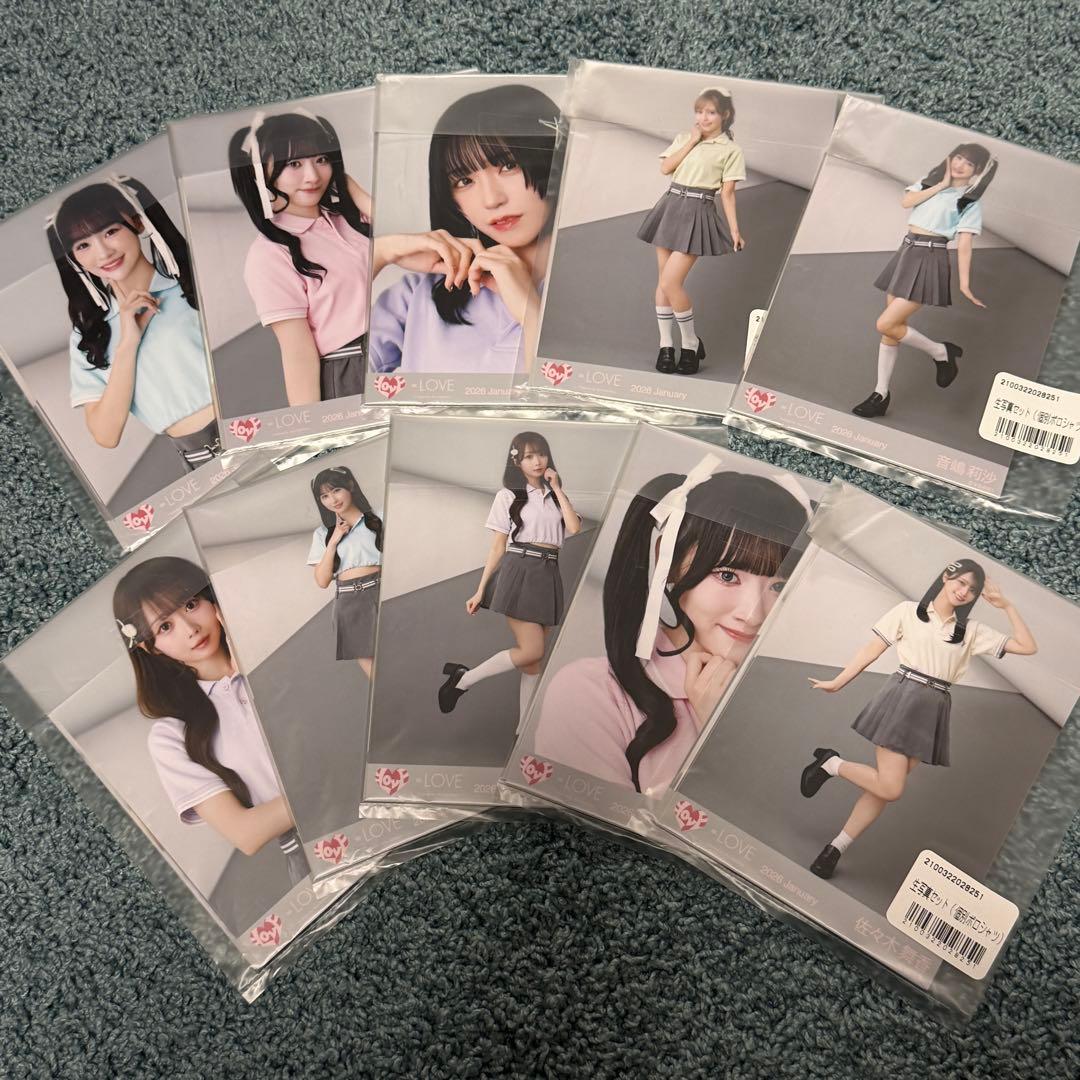=LOVE イコラブ 生写真 個別ポロシャツ 10パック 未開封 m*i様 =LOVE イコラブ 生写真 個別ポロシャツ 10パック 未開封 NEWS