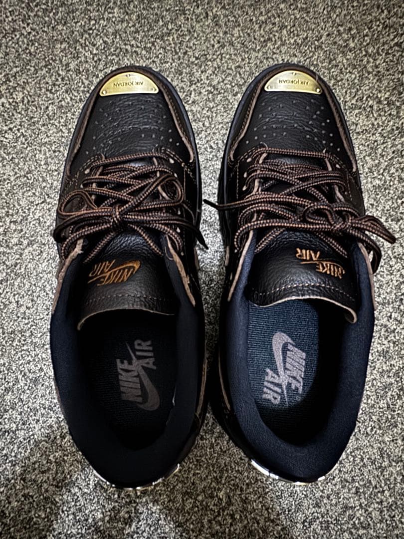 美品　Nike エア ジョーダン 1 ブルックリン LOW 24.5cm