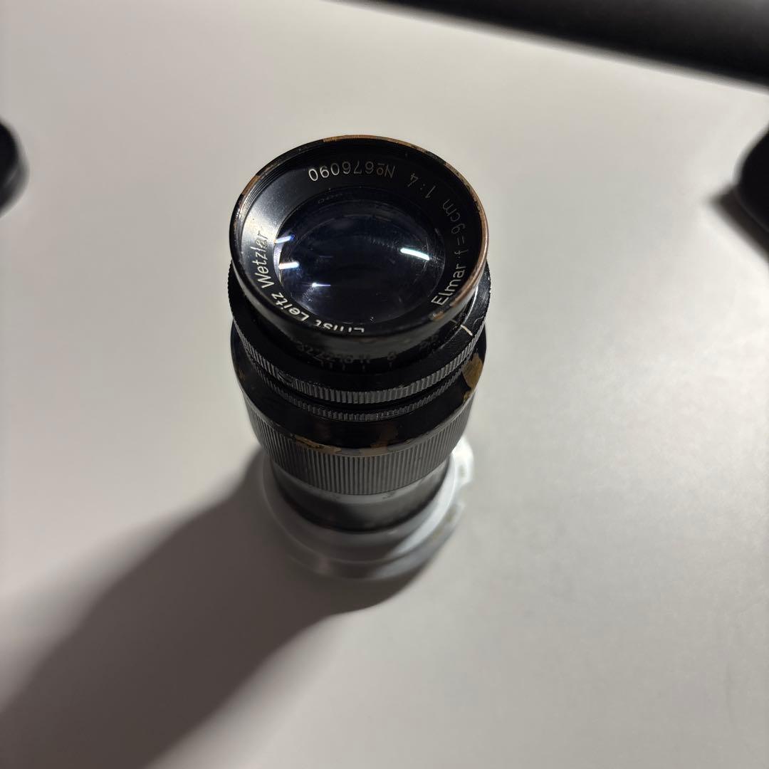 【値下げしました】LEICA Elmar L90mm f4.0 Black 中古)Leica (ライカ) エルマー L90mm F4 ダルマ (連動)（商品ID