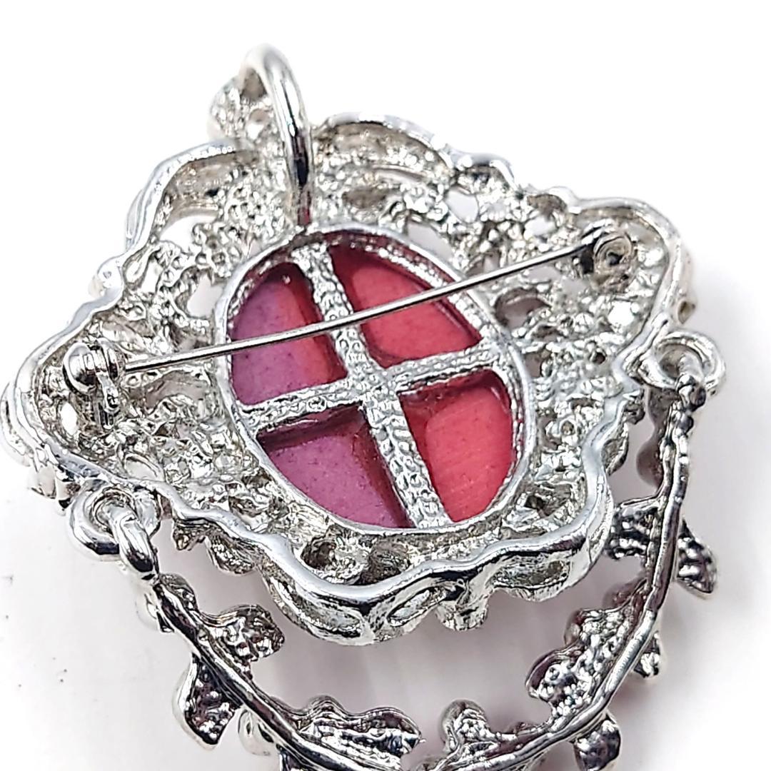 超レア品？ キティちゃん カメオ ブローチ バッジ 全長約8cm