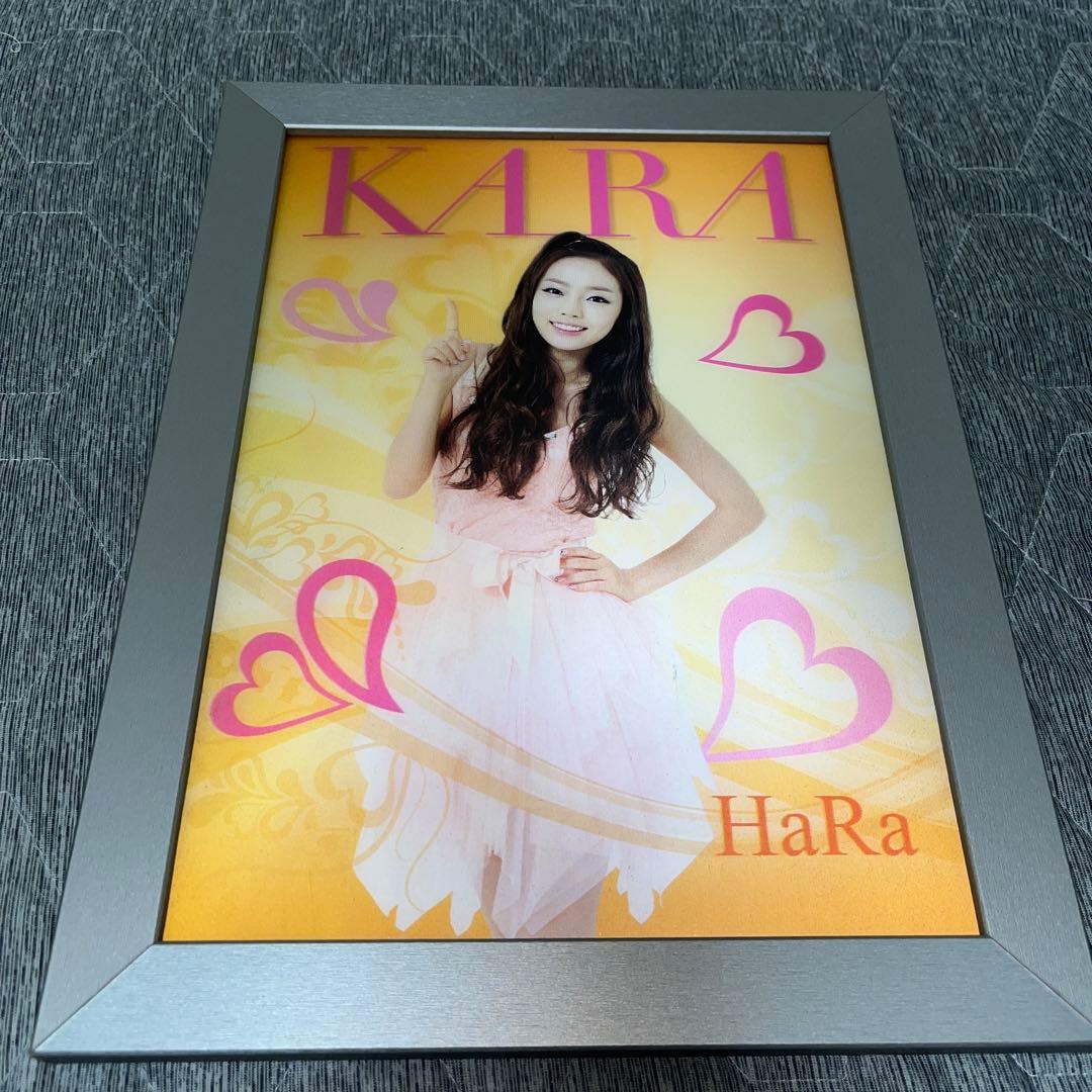 当選品】KARA 3Dポスター(フレーム付き) 5枚セット 紙ケース付き