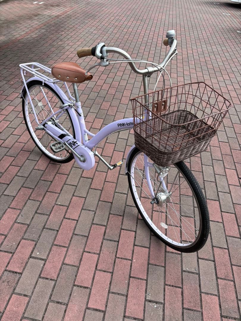 レディースバージョン！ラベンダーカラー・タウンサイクル(26㌅)配達可能です。 2/27-3/1 ポイント5倍 コフレ 外装6段変速 22型 ZVP226W 子供用自転車