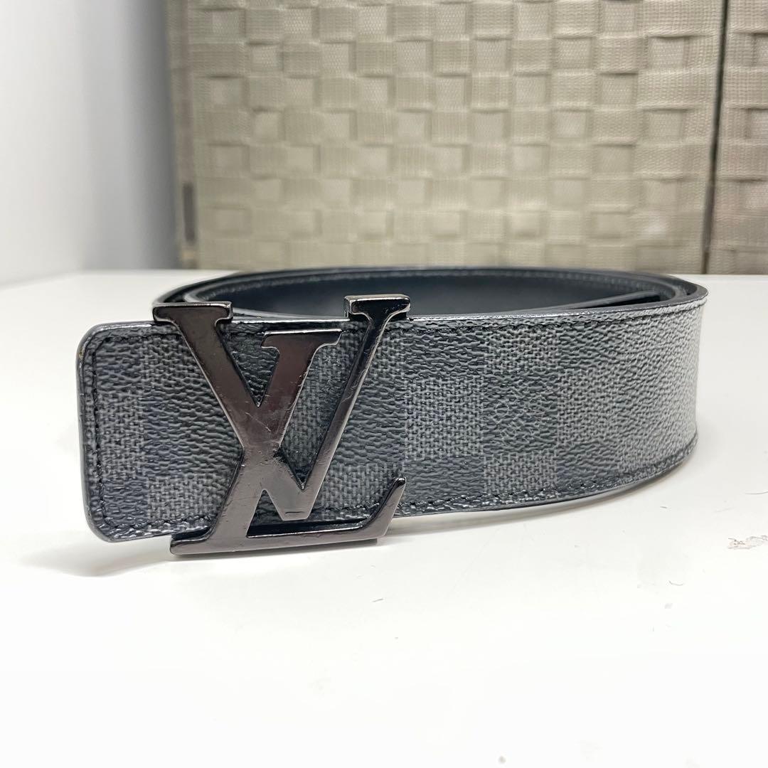 7*s様 Louis Vuitton ダミエパターン ベルト グレー　M9808 楽天市場】LOUIS VUITTON ルイヴィトン M9808 サンチュール LV
