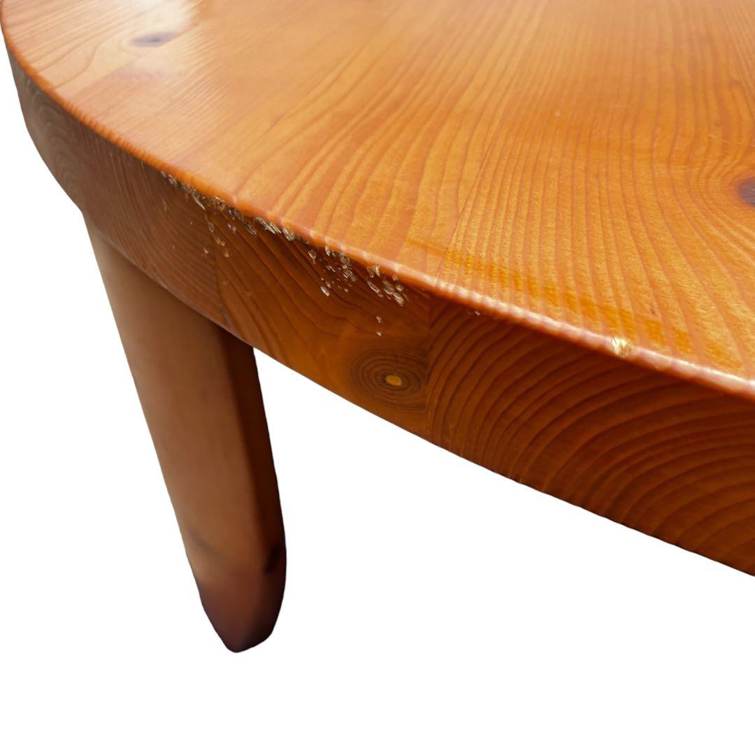 廃盤 ニトリ スコッチ100 円卓 折りたたみ ちゃぶ台 ローテーブル 天然