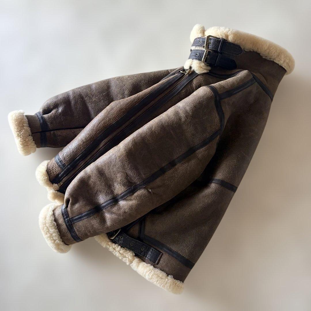 AVREX/B03/38サイズ/AC-17755/ブラウン/ボア/ムートン - メルカリ