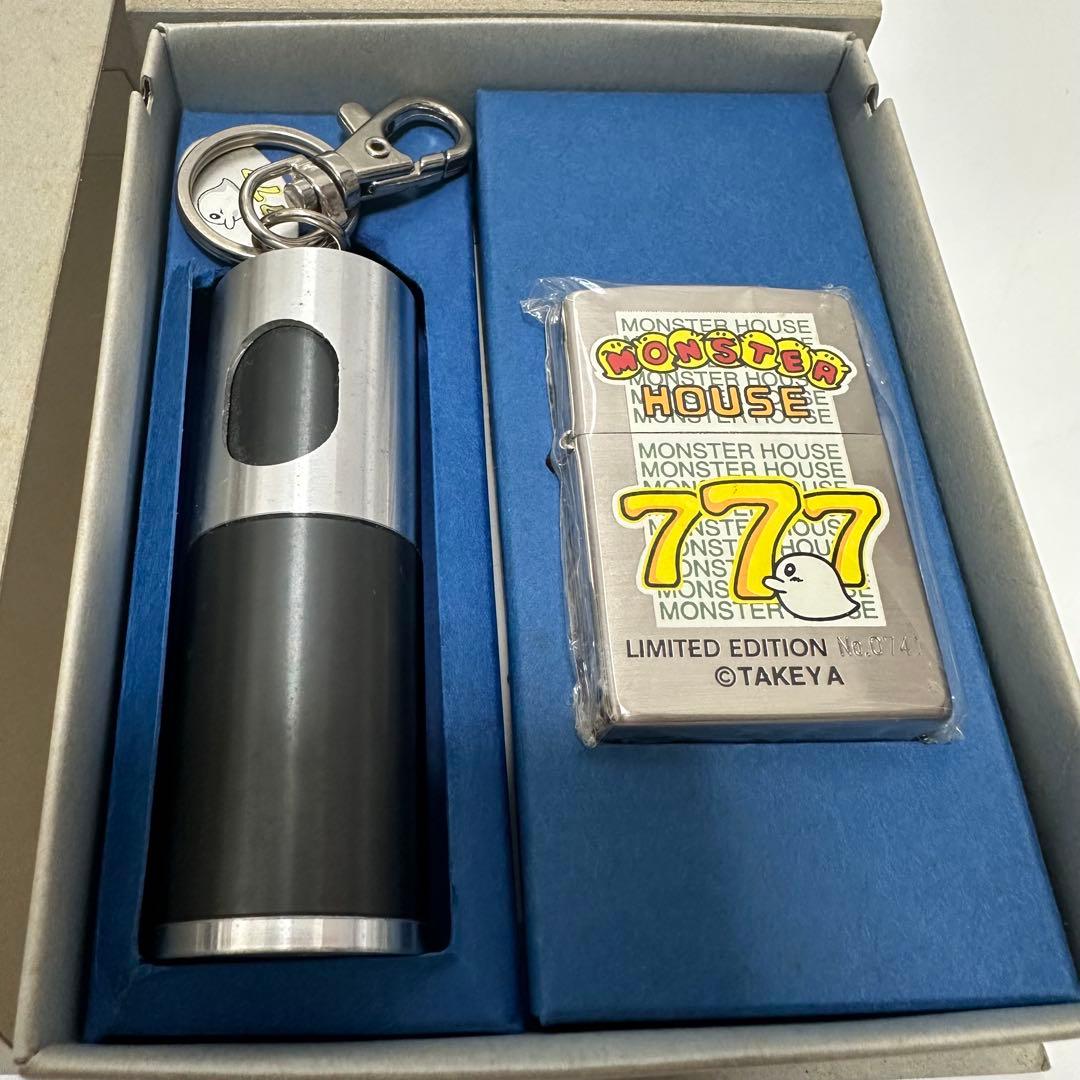 【限定レア】　新品　Zippo　モンスターハウス 銀仕上げ