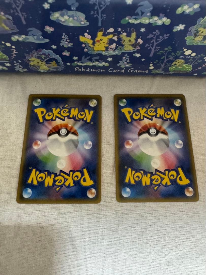 美品 ポケモンカード ピカチュウ・ミミッキュプロモ　ミミッキュだよスリーブ同封