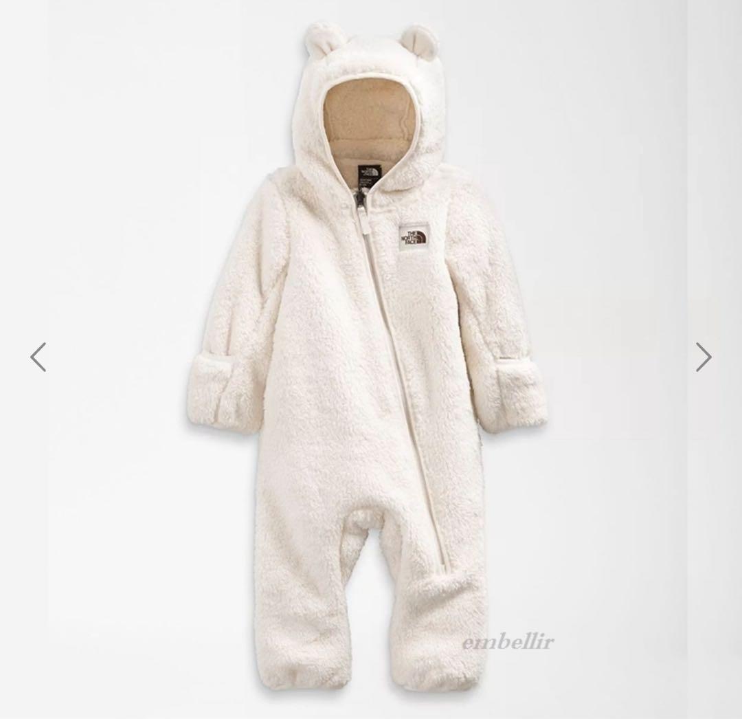 THE NORTH FACE フリース　ベアー　ロンパース 国内発送 The North Face モコモコ フリース ベアー ロンパース (THE