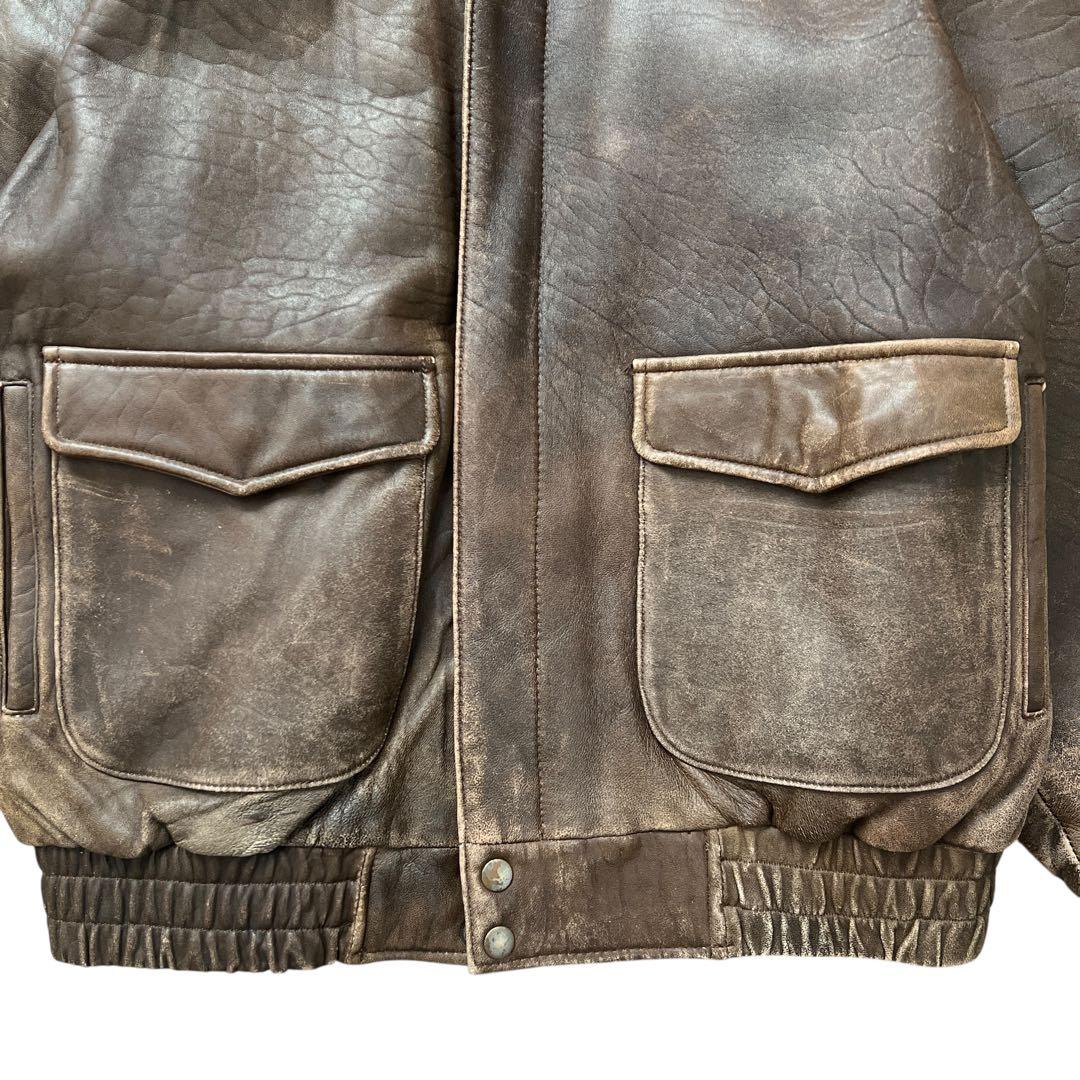 U.S.ARMY AIR FORCE　レザーフライトジャケット　G-1　XL