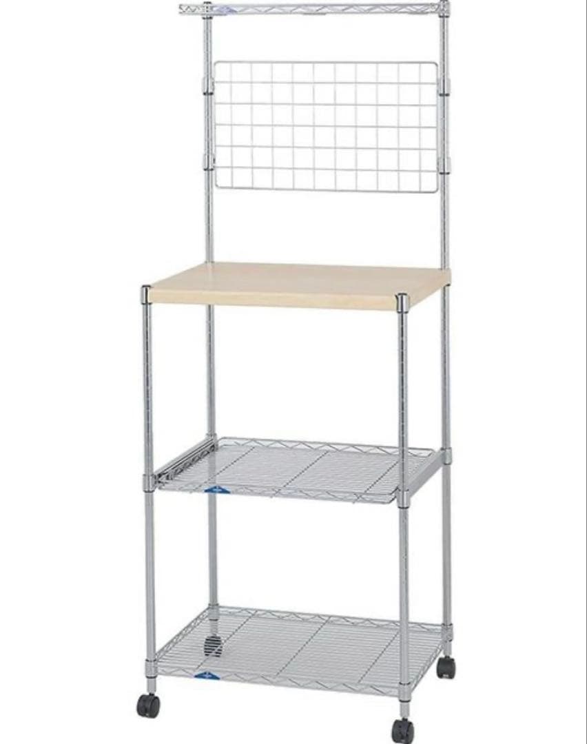 キッチンラック 幅60cm レンジ台 幅MD6015-4MR ※i4※ Luminous ルミナス スチールラック 幅60 奥行45 高さ155 4段 ラック