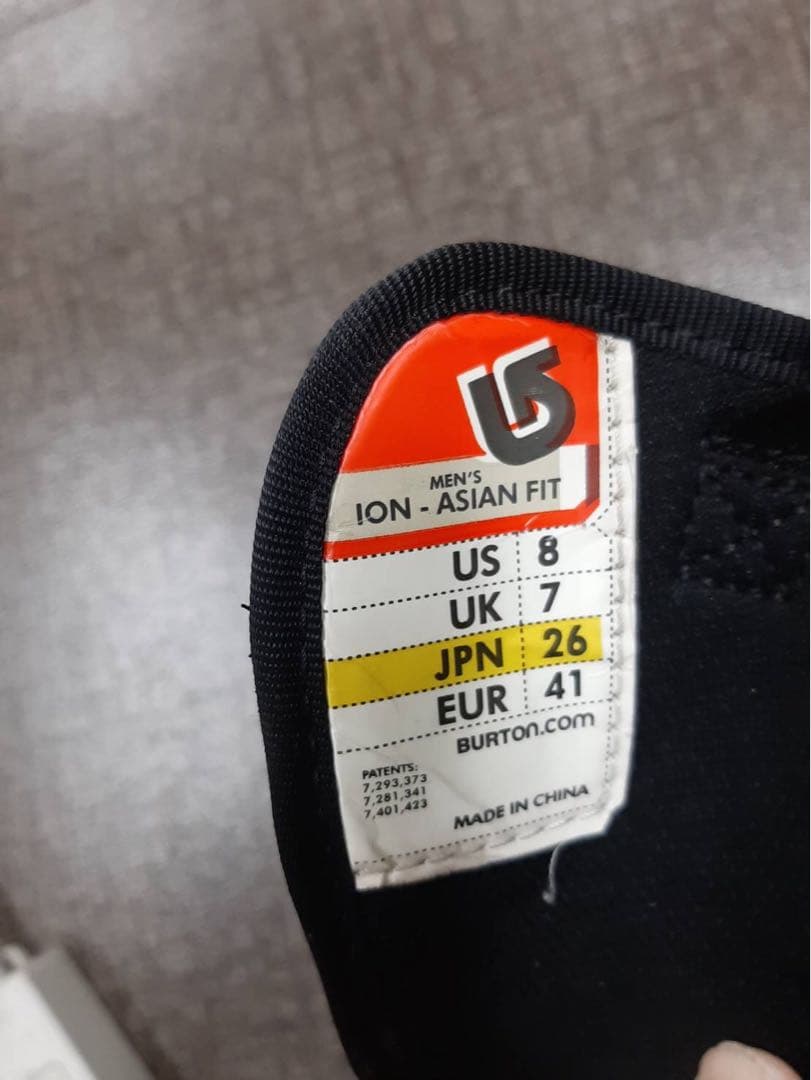 ブーツ　バートン　26.0cm　 ION　ASIAN FIT スノーボード