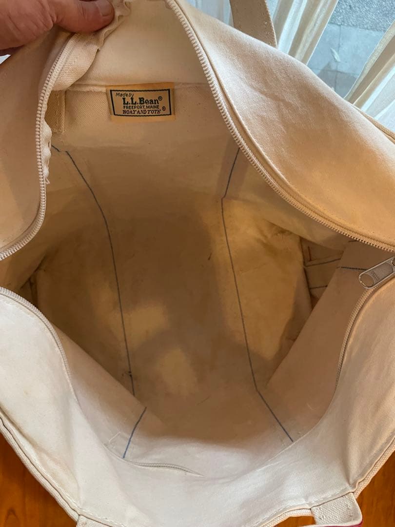 赤Zip XL 80s L.L.Bean BOTE&TOTE ガイドステッチ2本