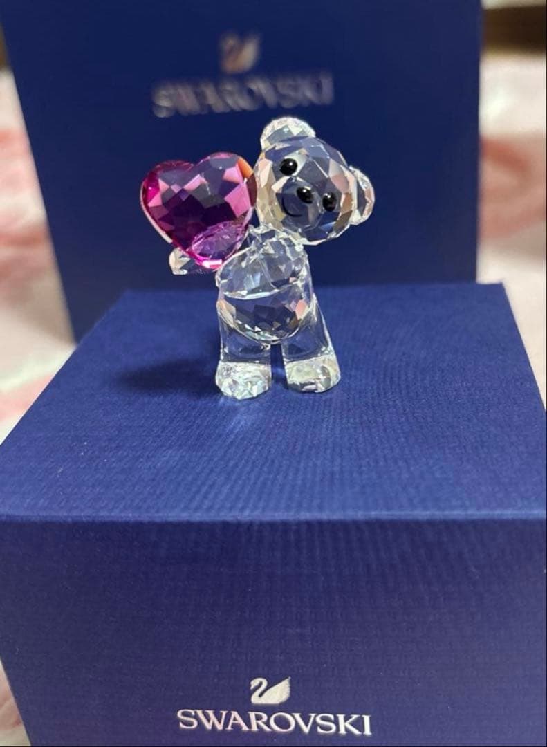 スワロフスキー　クリスタルベア ハート付き Krisベア Heart Balloons | Swarovski