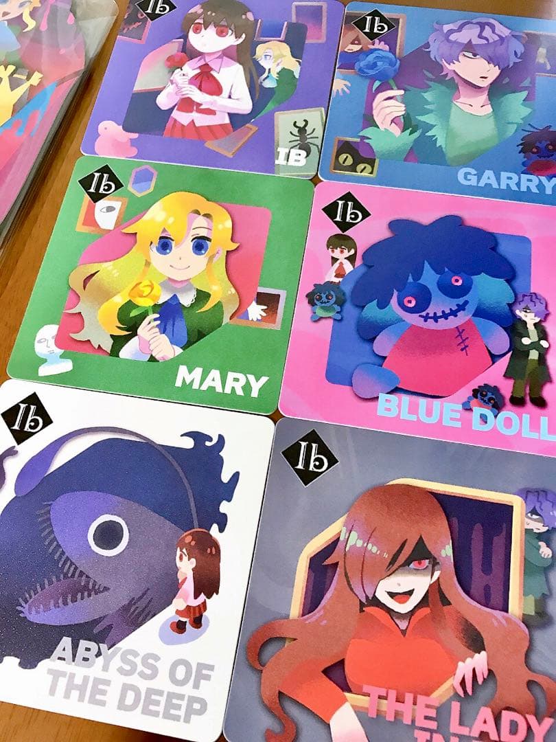 ゲーマー焼き GiGO渋谷 Ib イヴ コースター 6枚セット うちわ