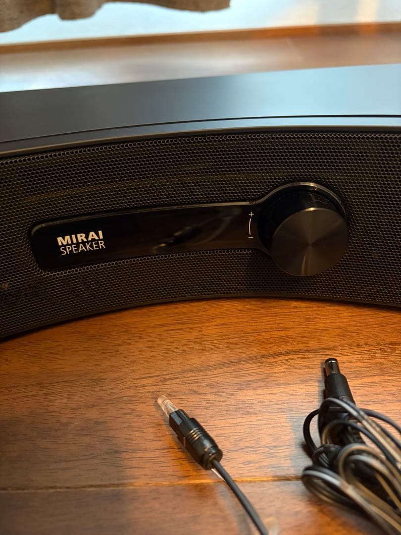 美品】MIRAI スピーカー ブラック - メルカリ