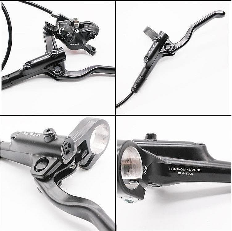 シマノMT200油圧ディスクブレーキ+RT56ローター160mm2枚セット - メルカリ
