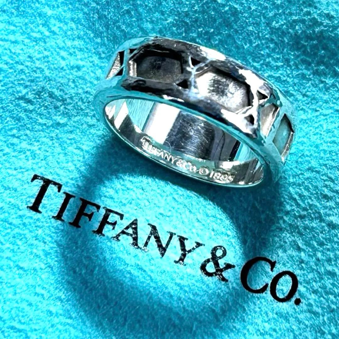TIFFANY アトラスリング SV925 11号 楽天市場】ティファニー TIFFANY & Co. アトラス リング 指輪 11号