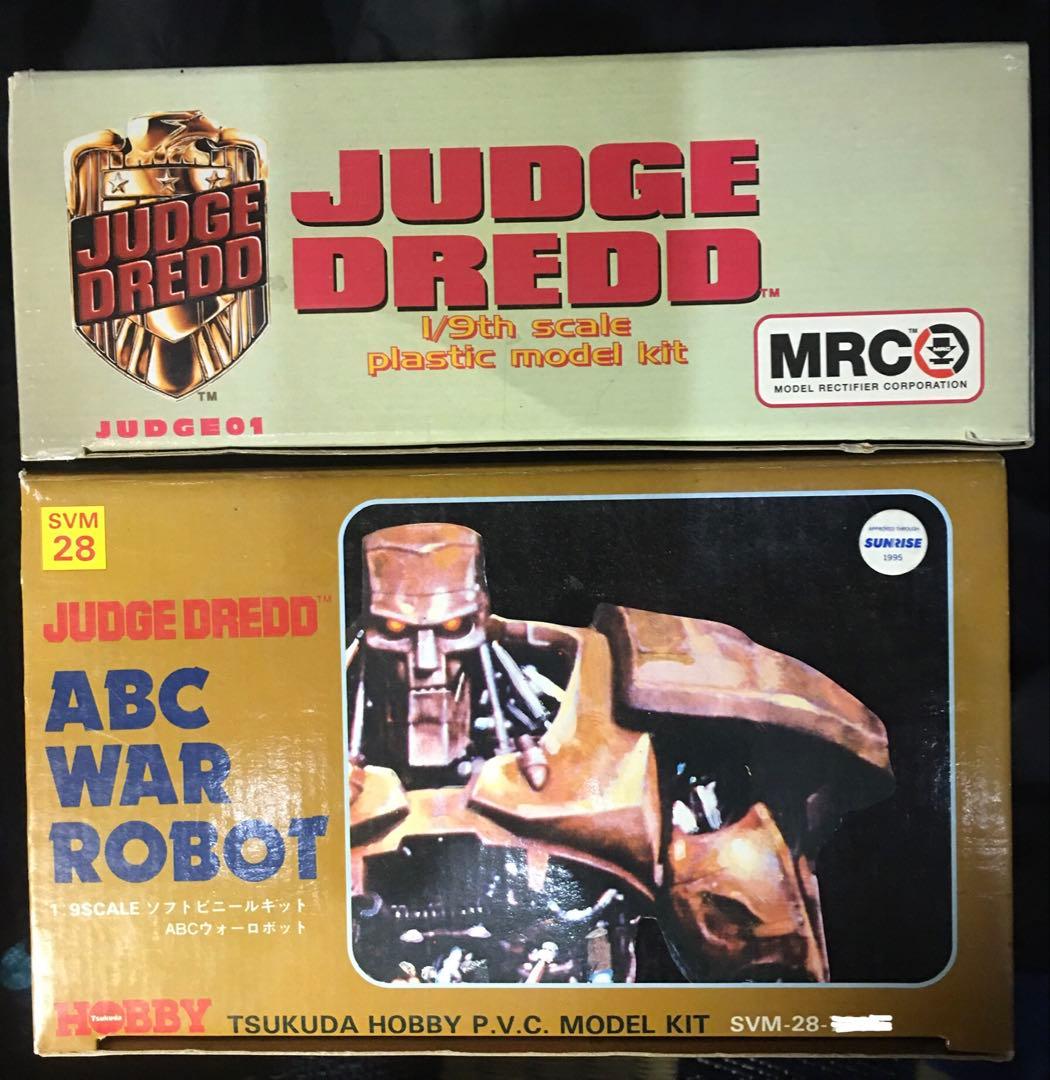 絶版レア　1／9 JUDGE DREDD＆ABC ウォーロボット　２体セット
