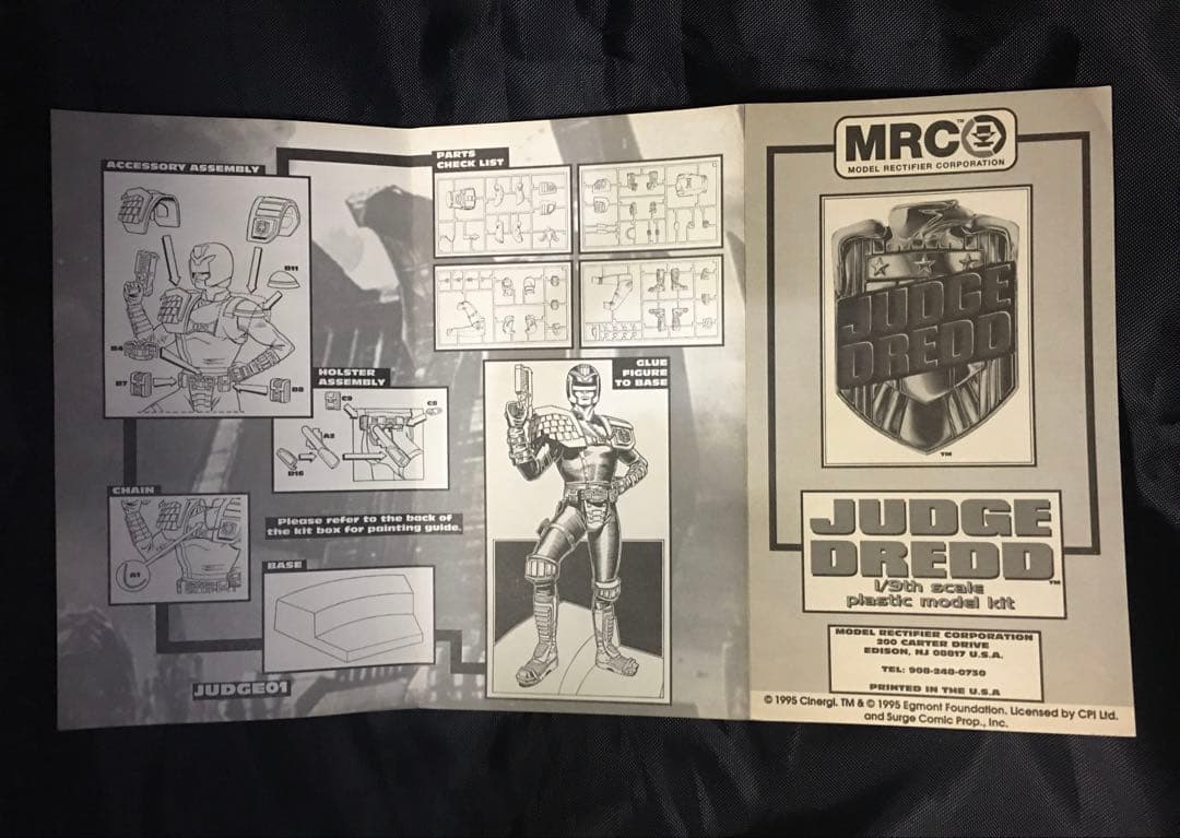 絶版レア　1／9 JUDGE DREDD＆ABC ウォーロボット　２体セット