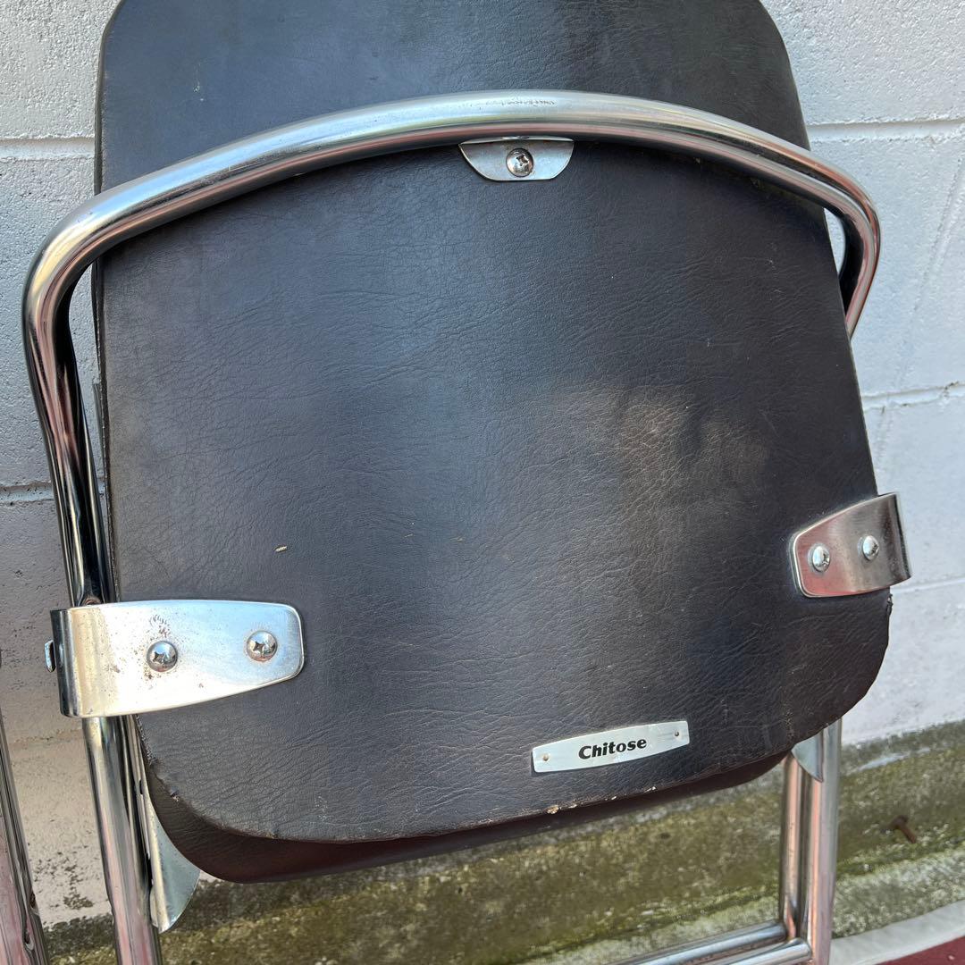 古家具 2点セット◾️チトセ 折り畳み椅子/ フォールディングチェア